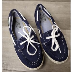 Eastland Skip Women's canvas boat shoes with active memory foam sz 7